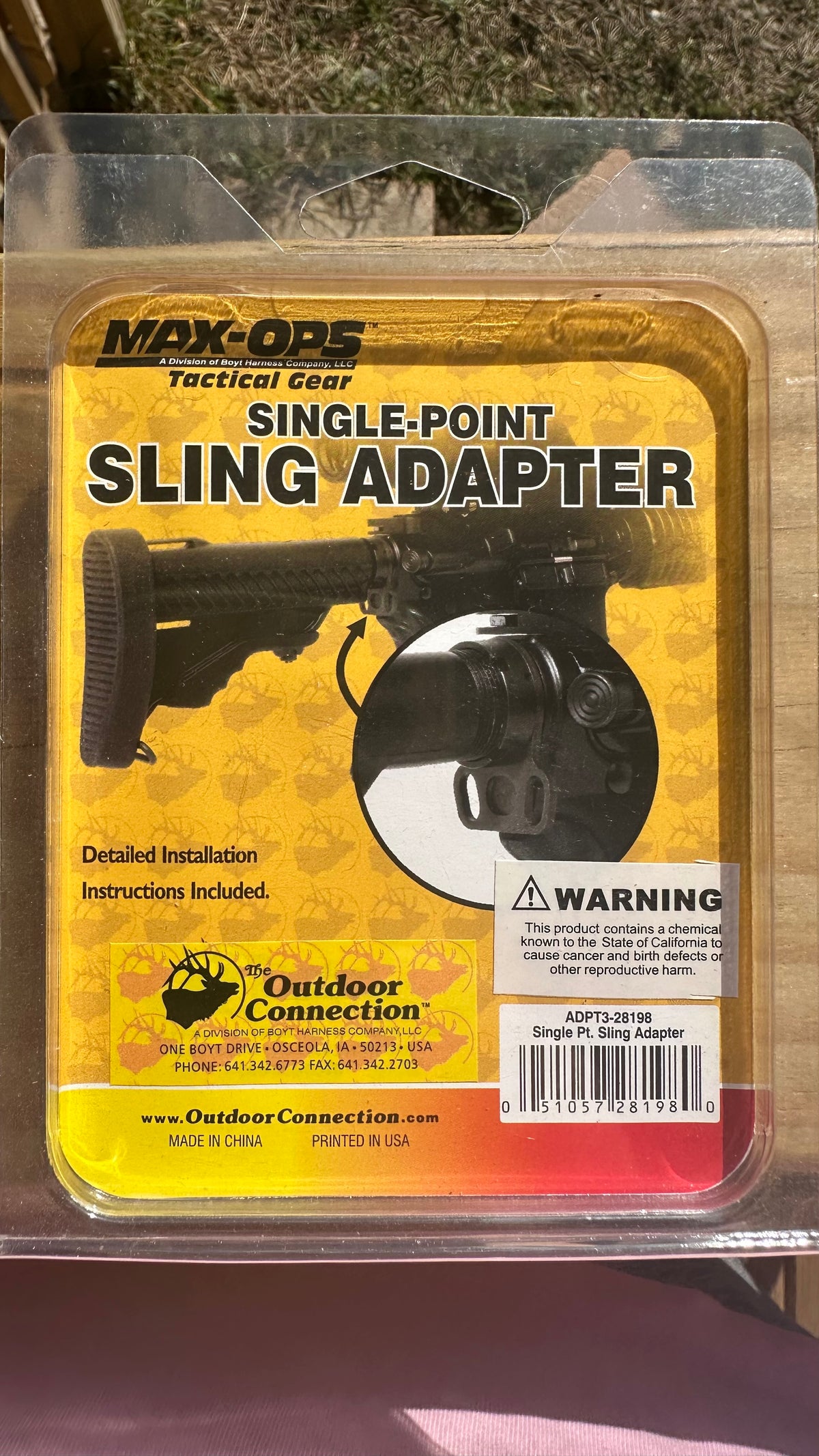 Single Point Sling Adapter