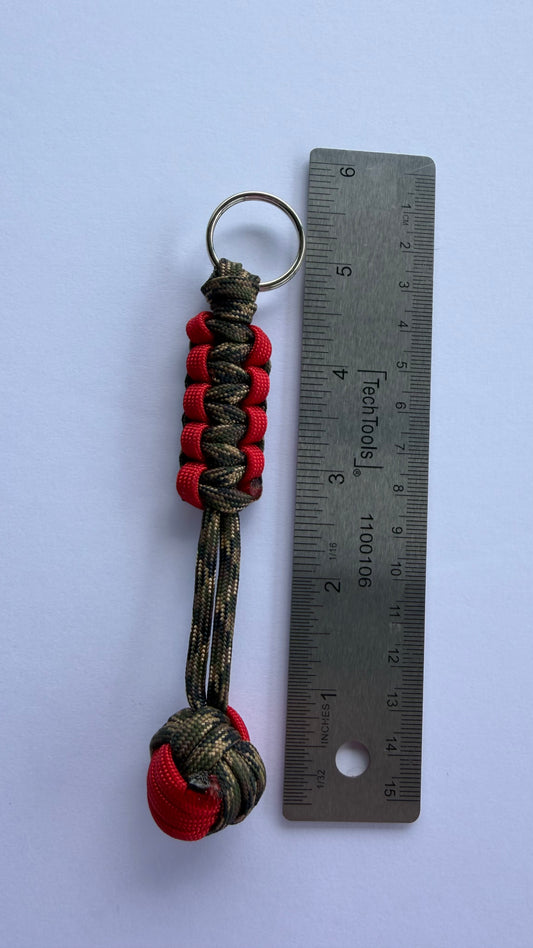 Monkey Fist -red and camo