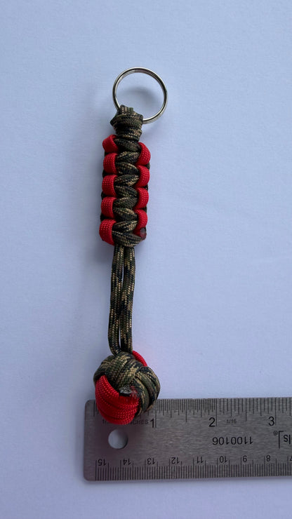 Monkey Fist -red and camo