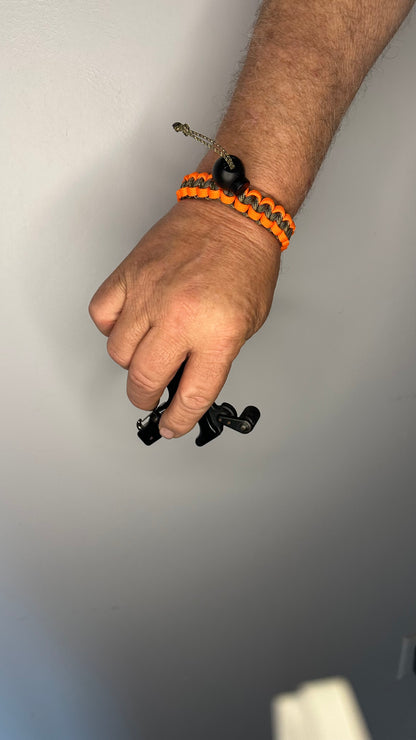 Thumb Button Release Strap-Orange and Camo