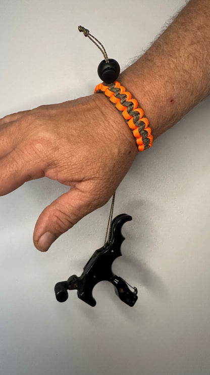Thumb Button Release Strap-Orange and Camo