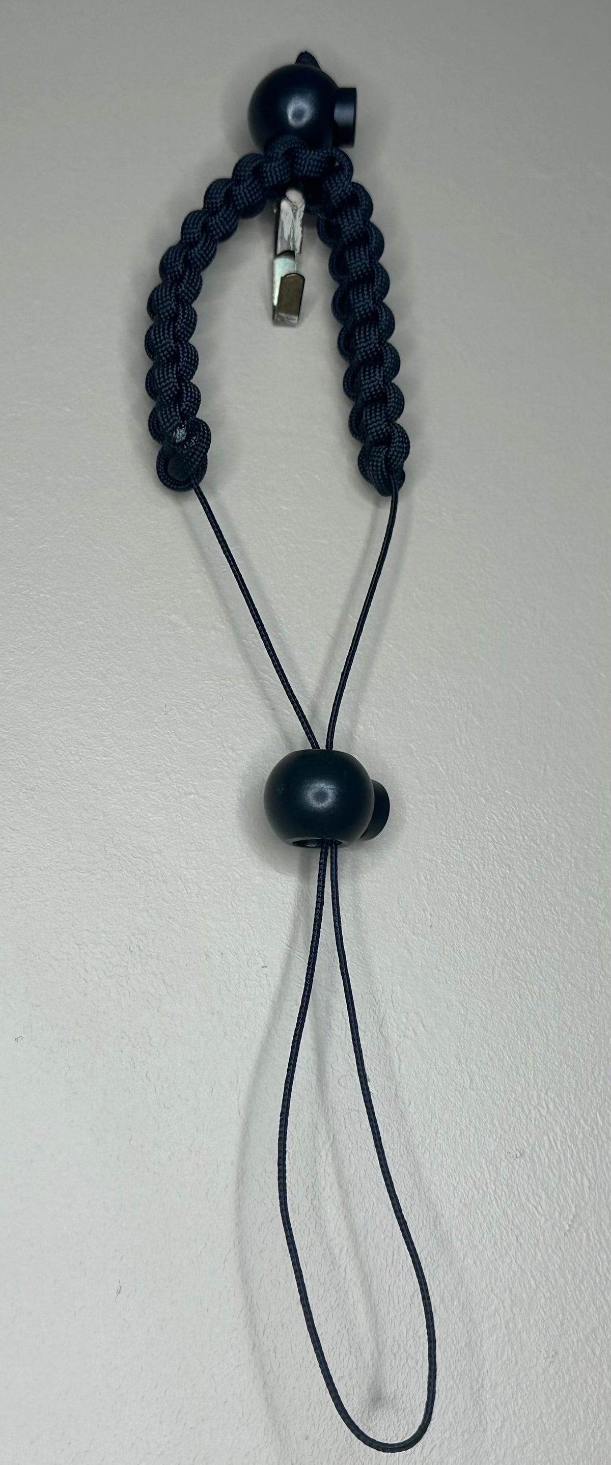 Thumb Button Release Strap-Black