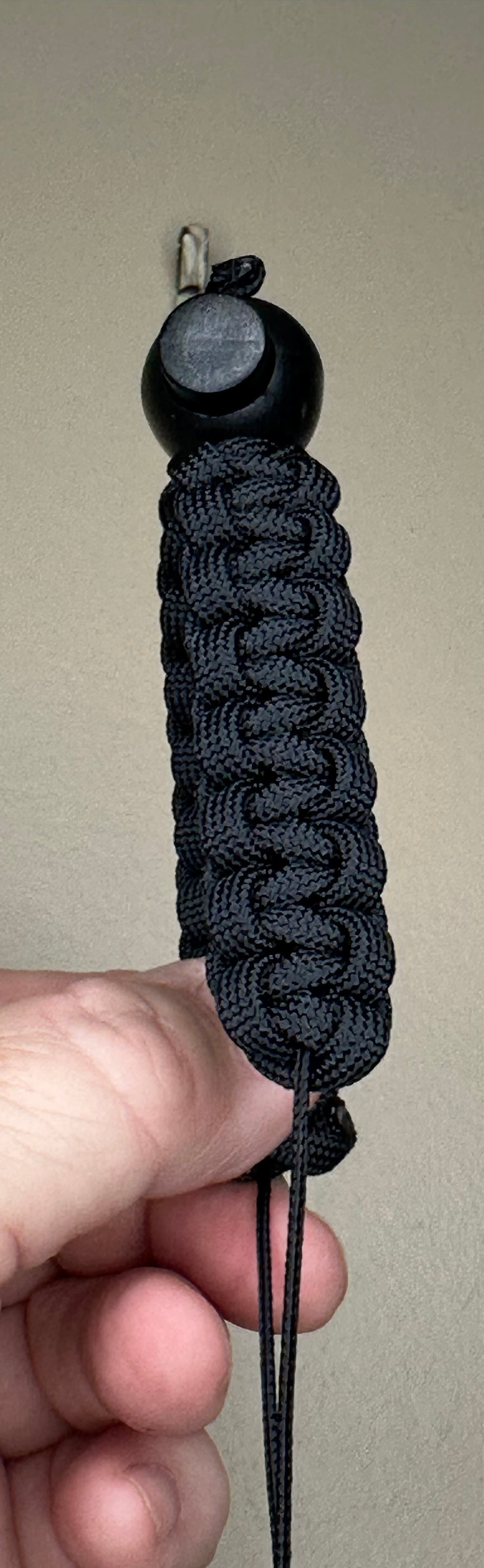 Thumb Button Release Strap-Black