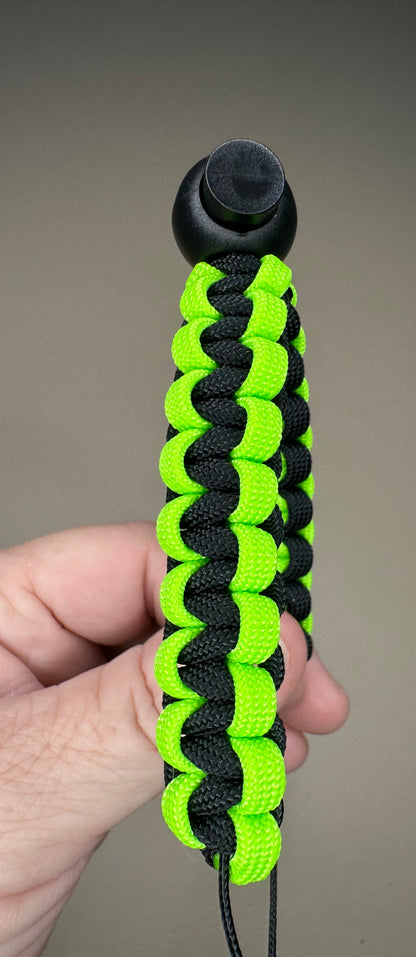 Thumb Button Release Strap-Lime and Black